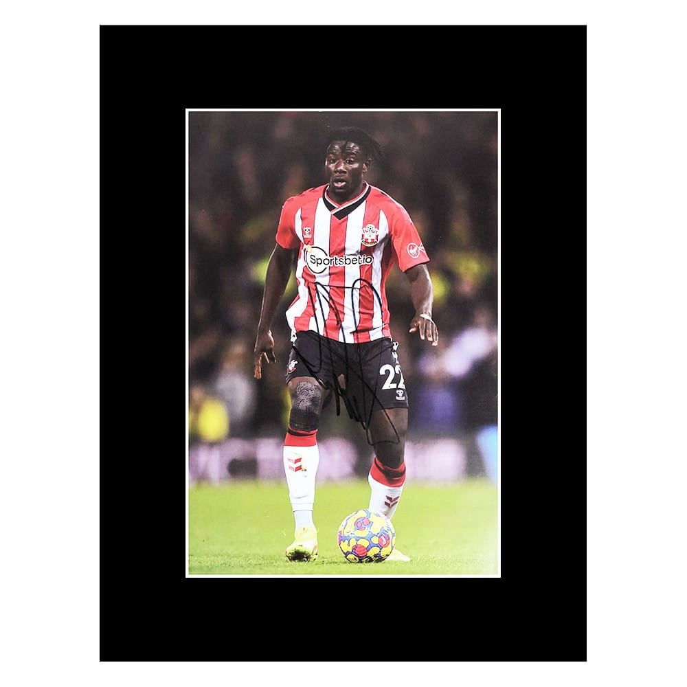 Signed Mohammed Salisu Photo Display - 16x12 Southampton Icon