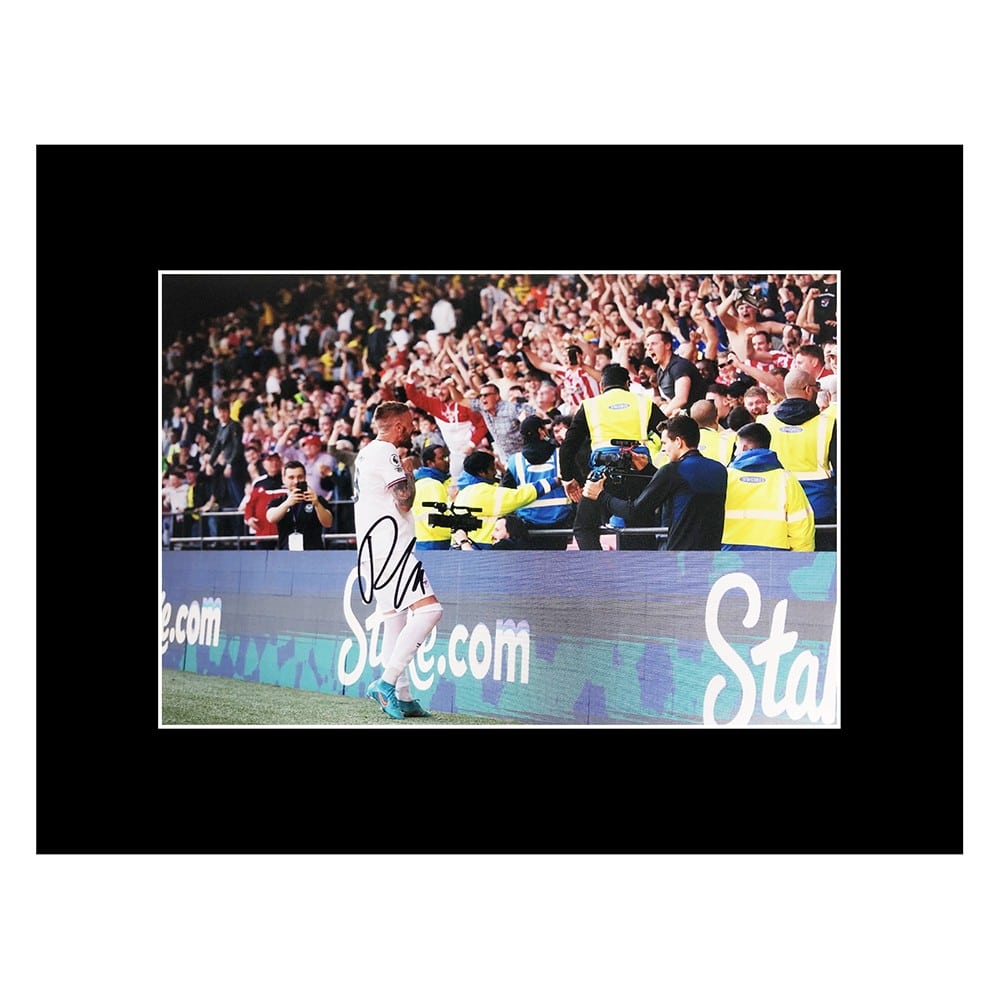 Signed Pontus Jansson Photo Display - 16x12 Brentford Icon