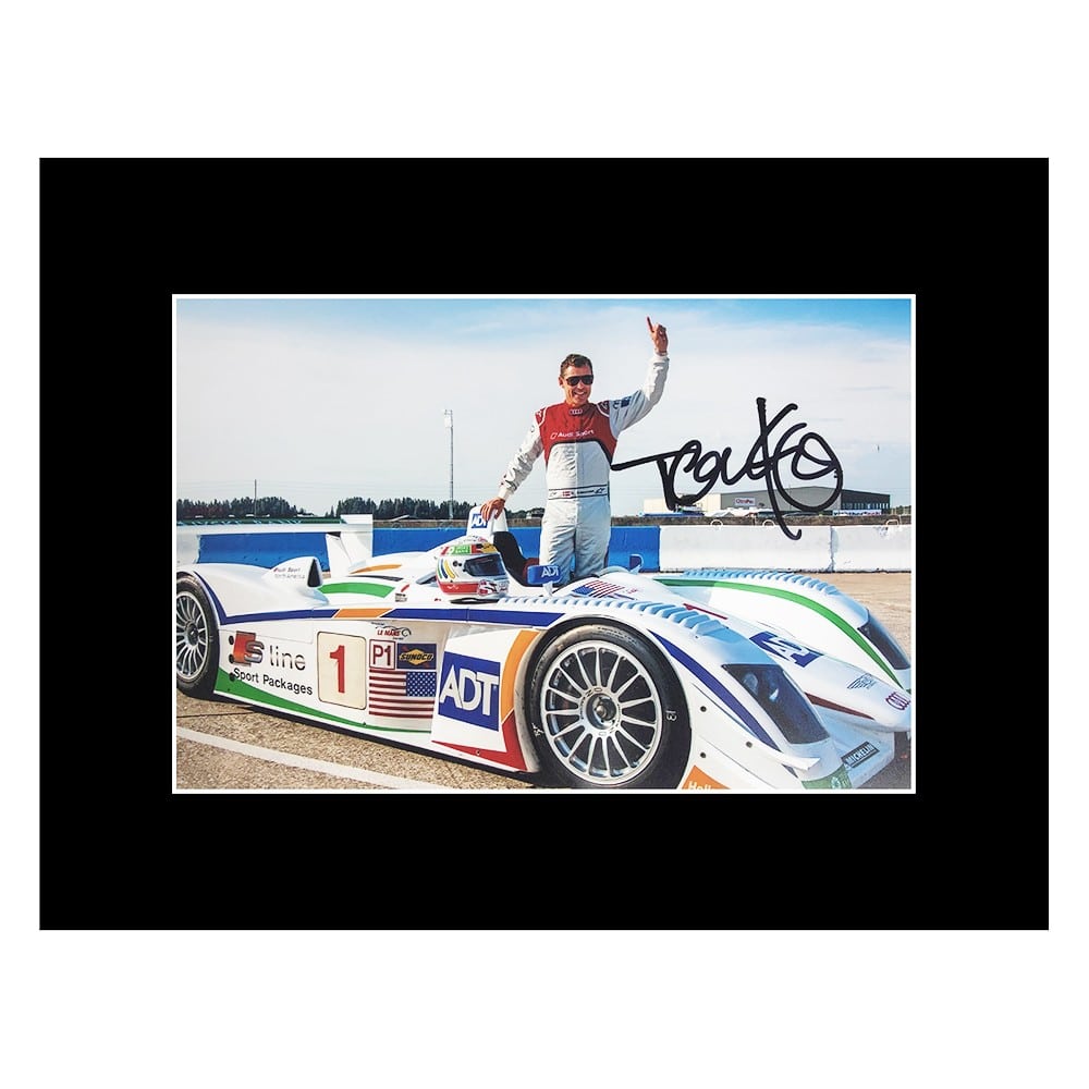 Signed Tom Kristensen Photo Display - 16x12 Le Mans Icon