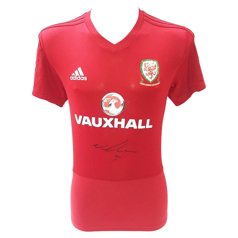 Signed Neco Williams Jersey - Wales World Cup 2022 Shirt