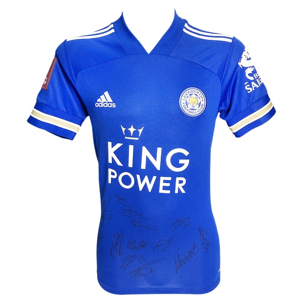 Signed Leicester City Shirt - FA Cup Winners 2021 Jersey