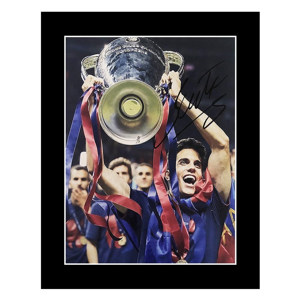 Signed Marc Bartra Photo Display - 12x10 Champions League Winner 2011