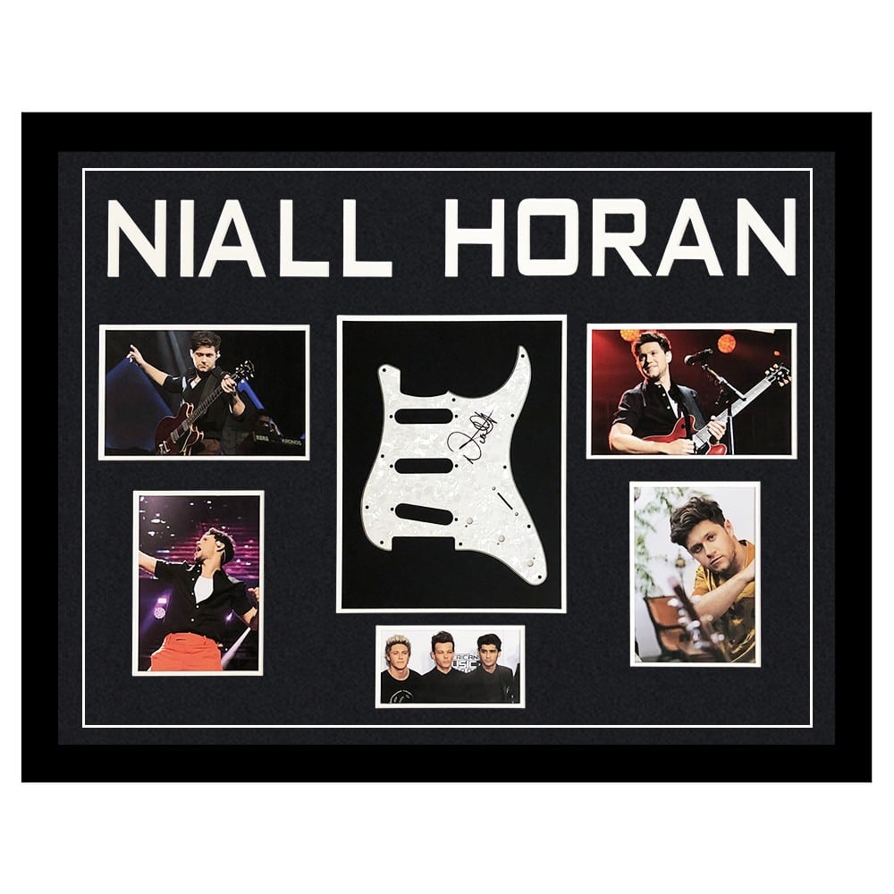 Signed Niall Horan Framed Display Large - One Direction Guitar