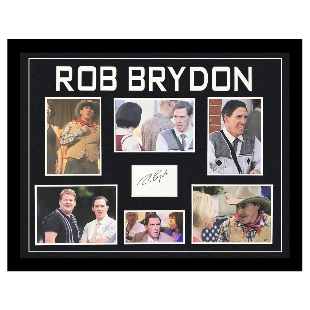 Signed Rob Brydon Display Framed Large - TV Icon