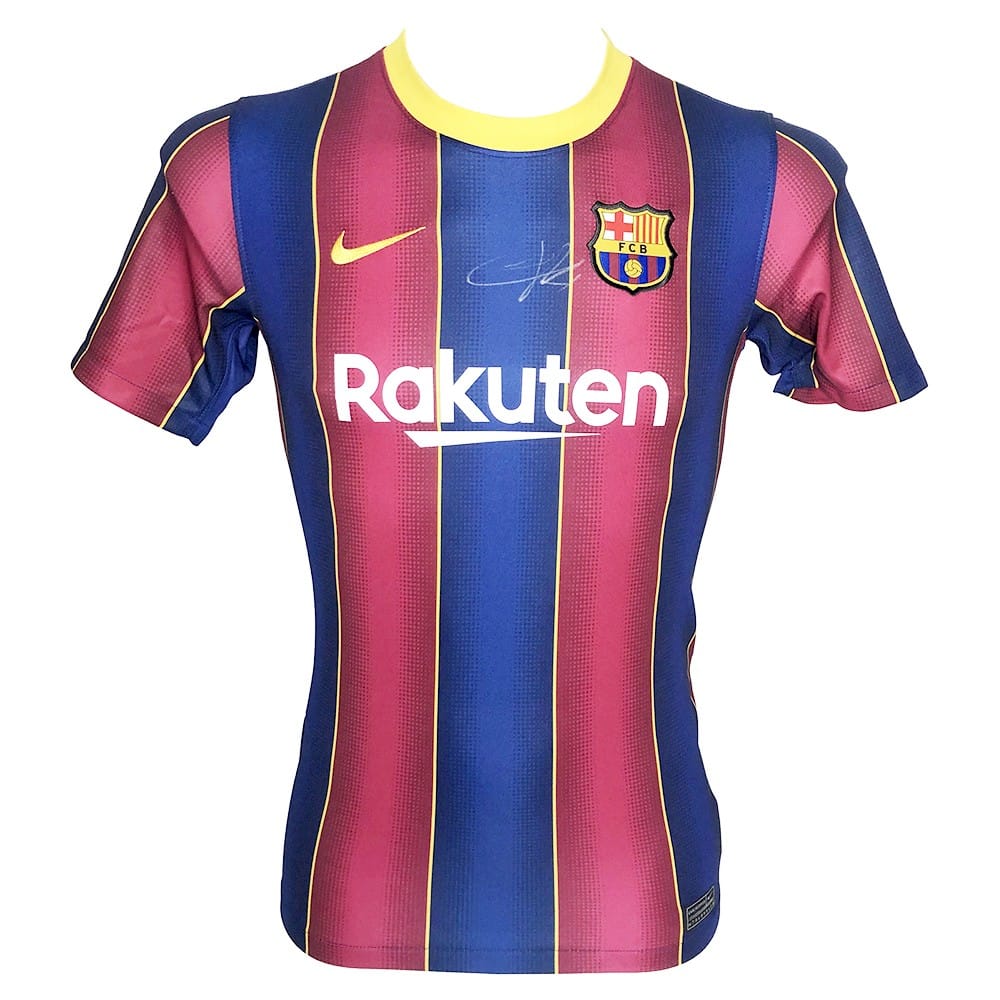 Signed Jules Kounde Jersey - FC Barcelona Icon Shirt