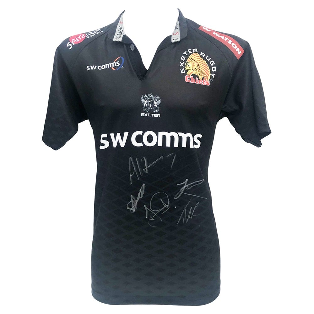 Autographed Exeter Chiefs Shirt - Premiership Rugby