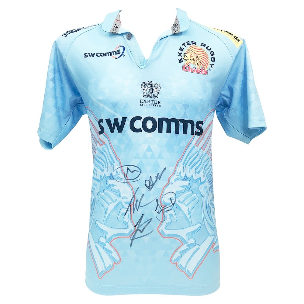 Autographed Exeter Chiefs Shirt - Premiership Jersey