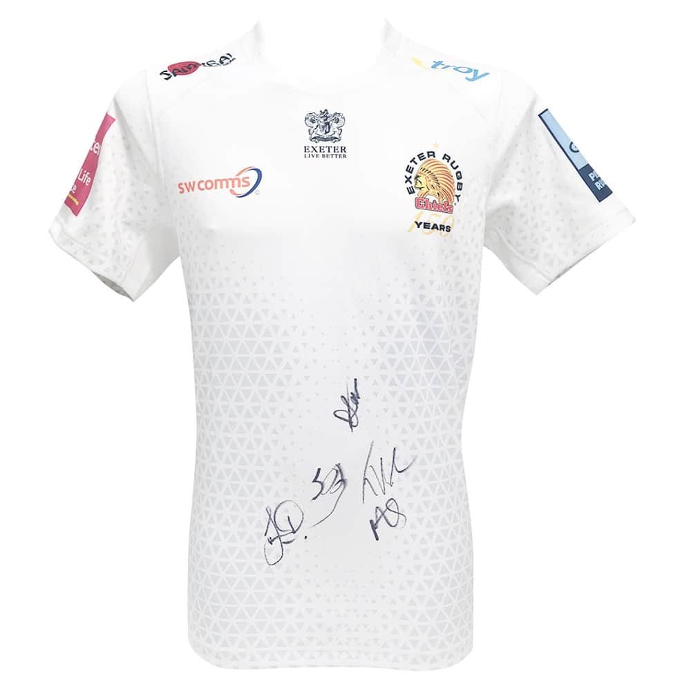 Signed Exeter Shirt - Premiership Chiefs Jersey