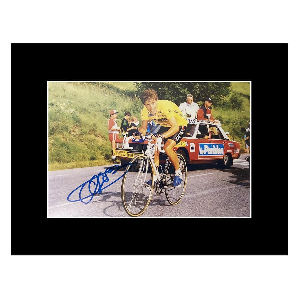 Signed Pedro Delgado Photo Display - 16x12 Tour De France Winner 1988