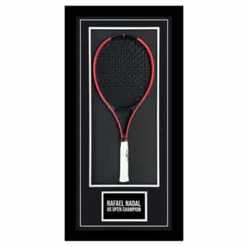 Signed Rafael Nadal Framed Tennis Racket - US Open Champion