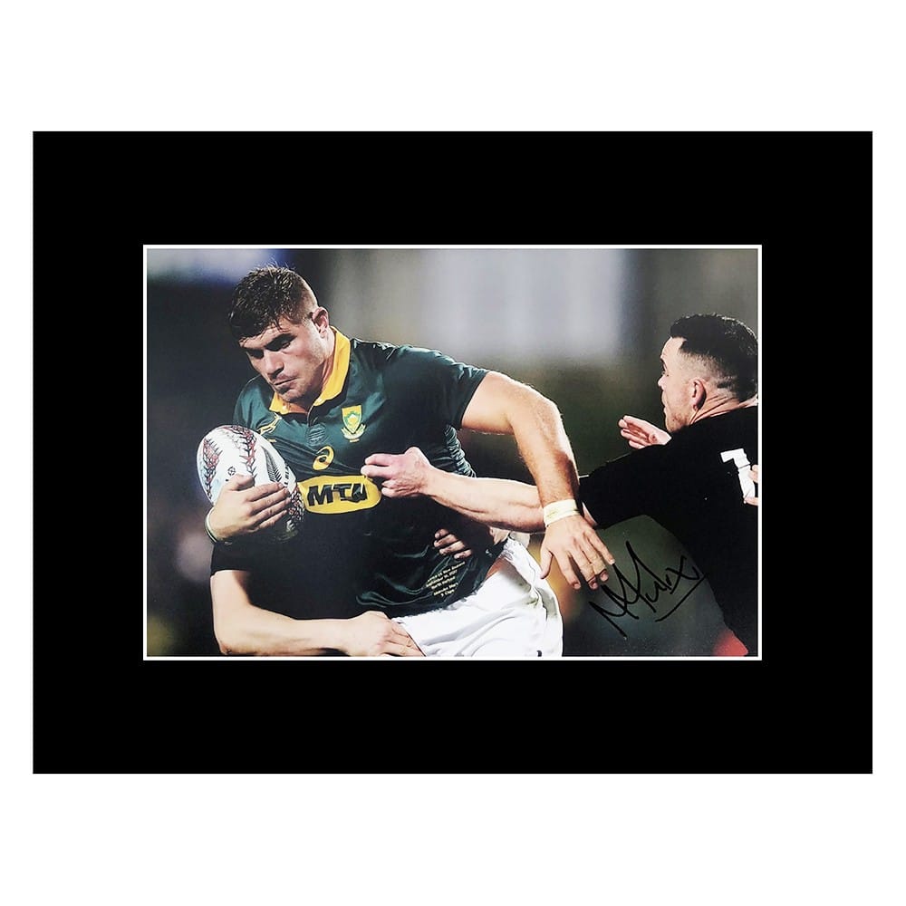 Signed Malcolm Marx Photo Display - 16x12 Springboks Icon