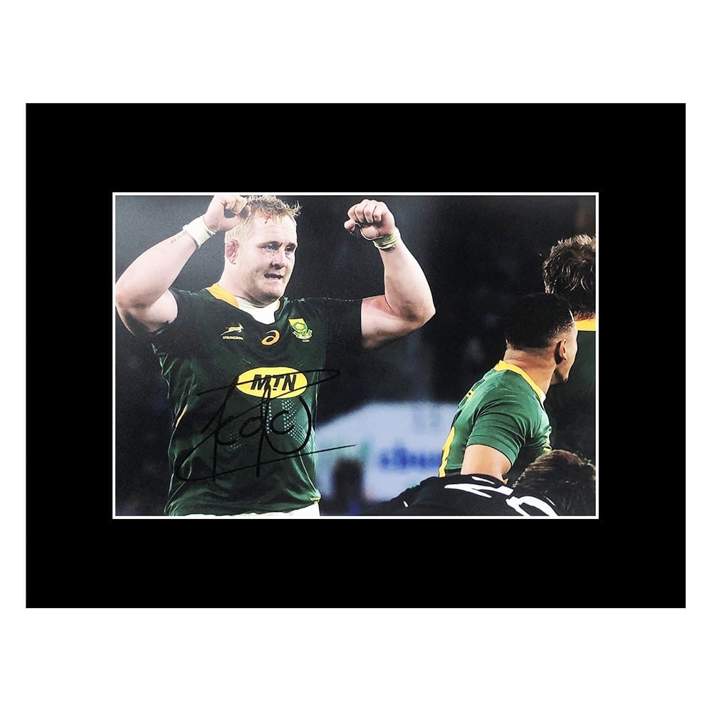 Signed Vincent Koch Photo Display - 16x12 Springbok Icon