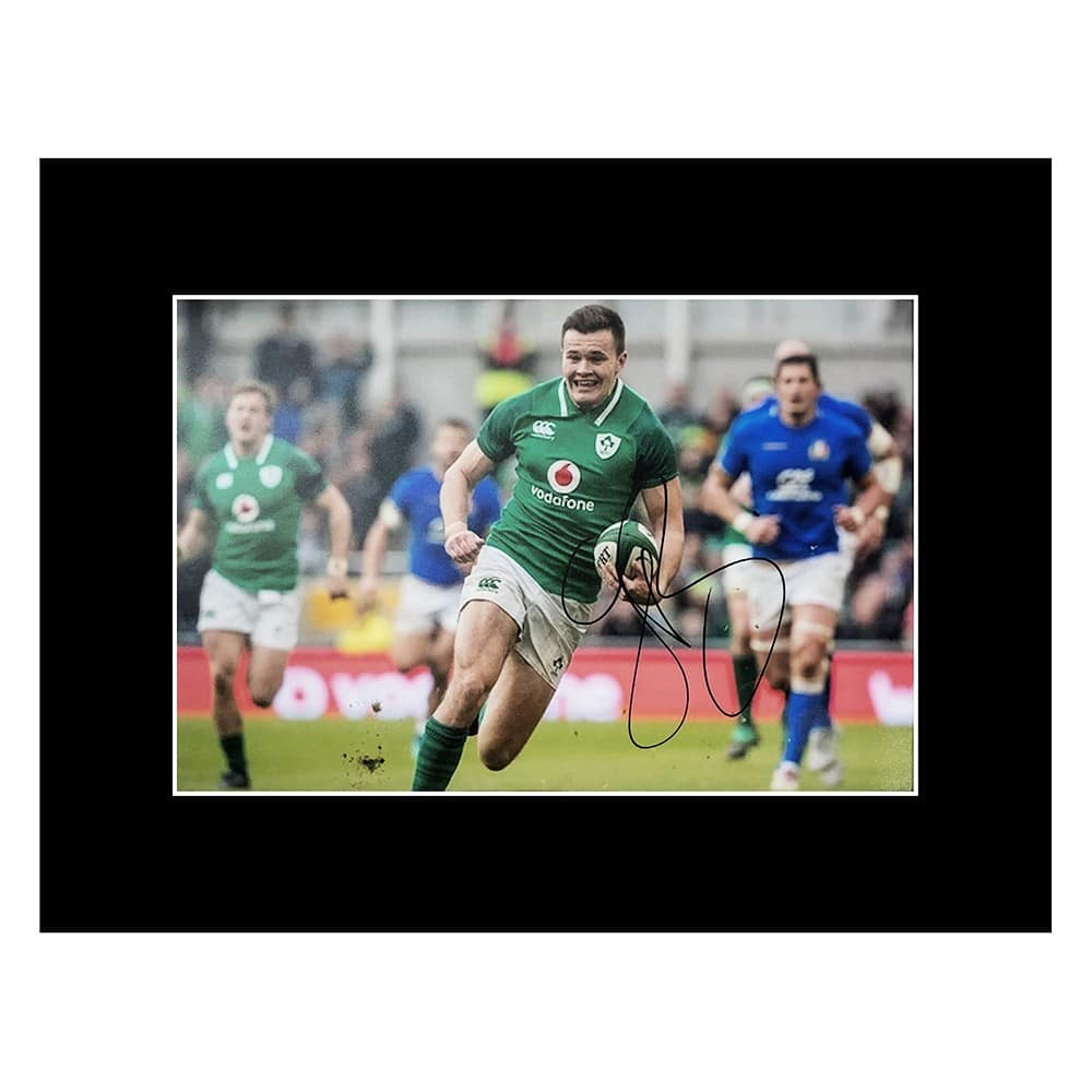 Signed Garry Ringrose Photo Display - 16x12 Ireland Icon Autographed