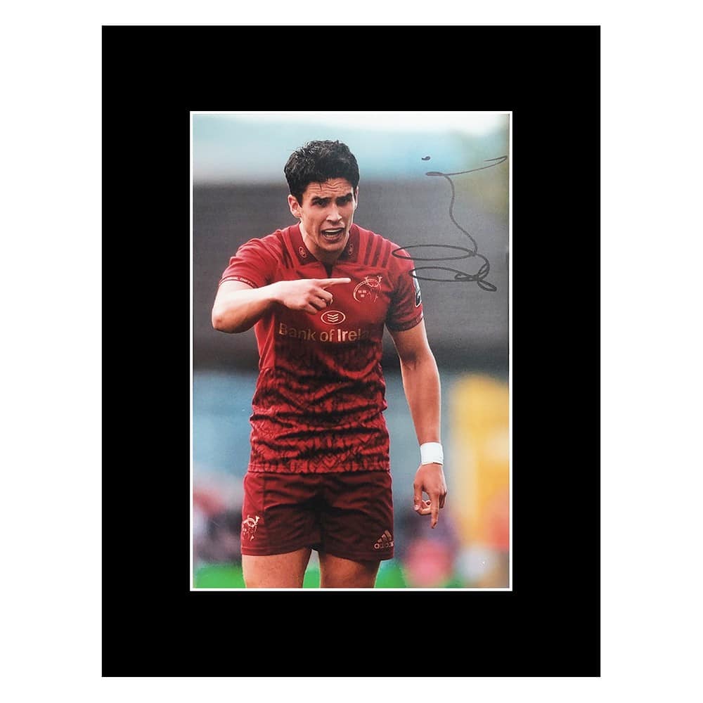 Signed Joey Carbery Photo Display - 16x12 Munster Icon