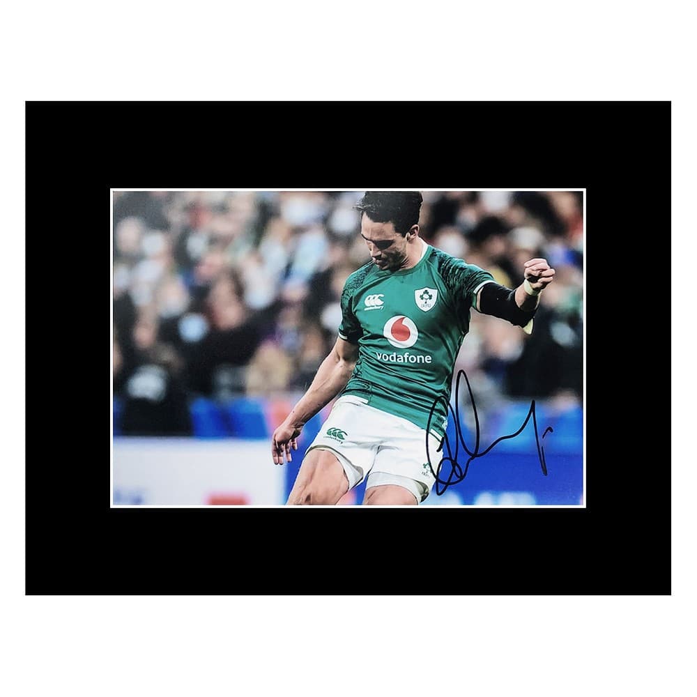 Signed Joey Carbery Photo Display - 16x12 Ireland Icon