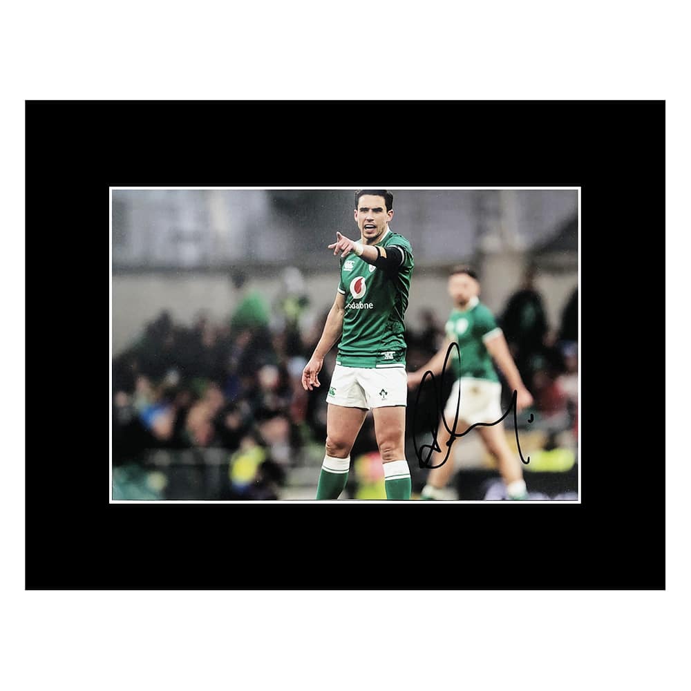 Joey Carbery Signed Photo Display - 16x12 Ireland Icon Autograph