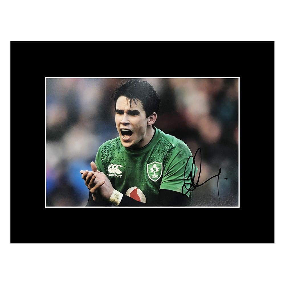 Autographed Joey Carbery Photo Display - 16x12 Ireland Icon