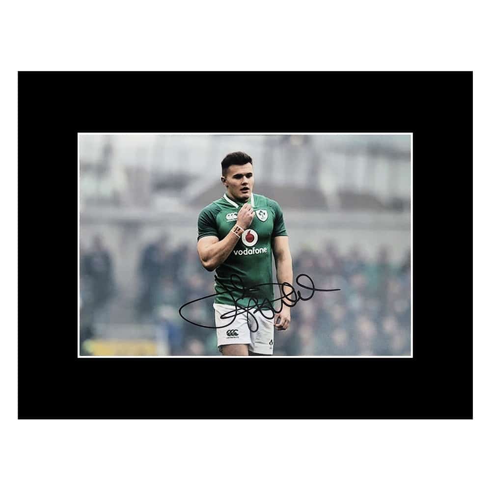 Signed Jacob Stockdale Photo Display - 16x12 Ireland Icon Autograph