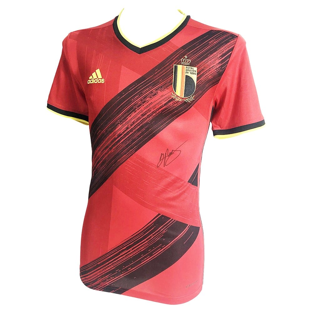 Signed Dennis Praet Shirt - Belgium World Cup Autographed Jersey