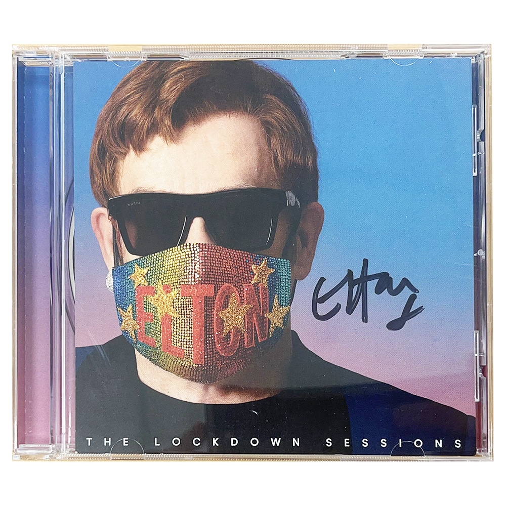 Signed Elton John CD - The Lockdown Sessions - Rare Autograph