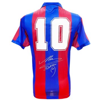 Signed Diego Maradona Shirt - FC Barcelona - Rare Jersey