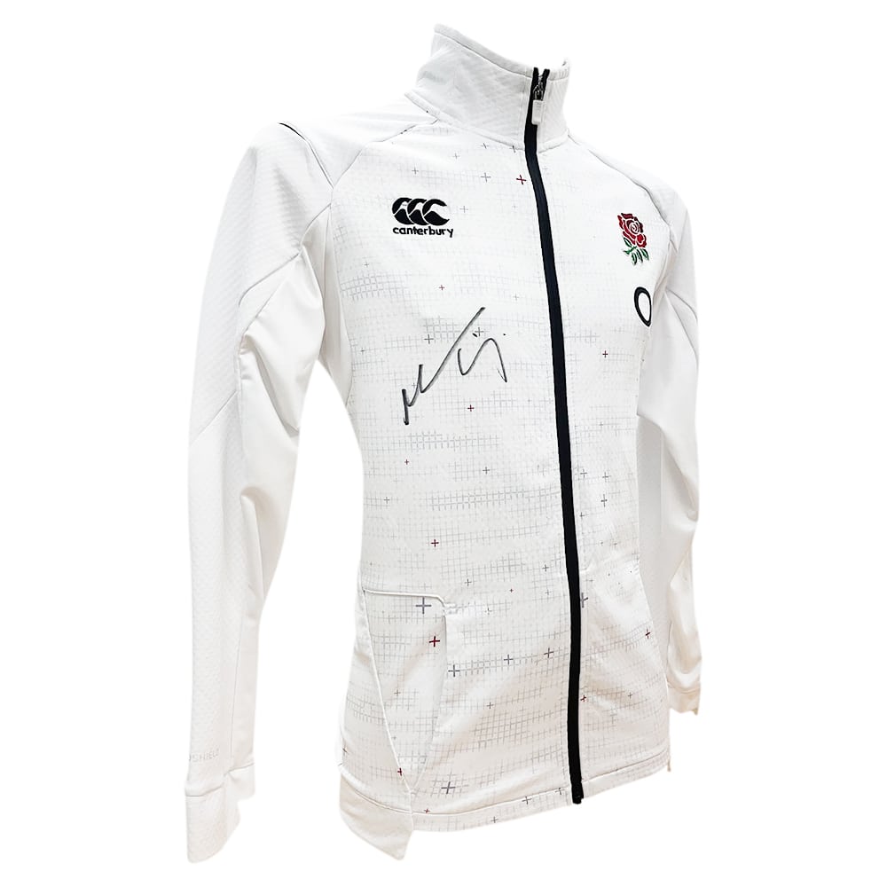 Signed Maro Itoje Anthem Jacket - England Rugby Autograph