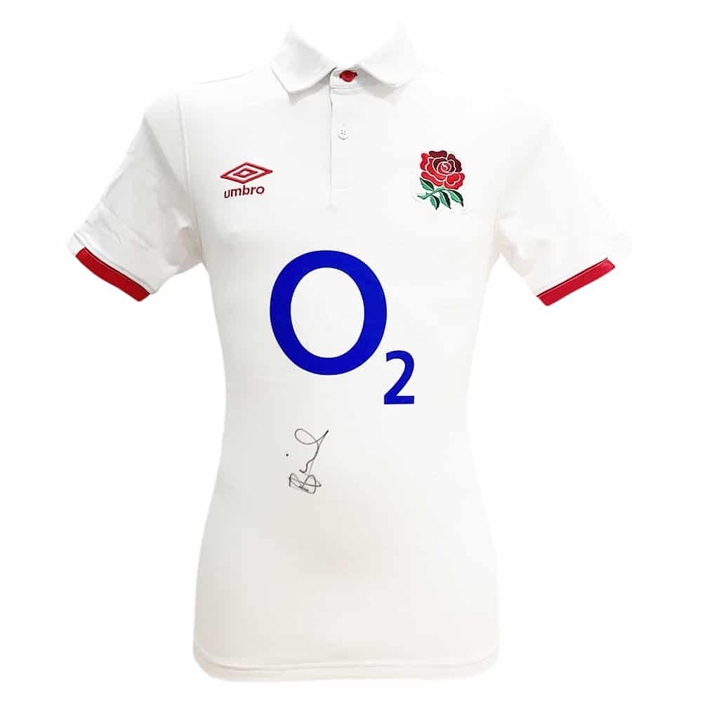 Signed Billy Vunipola Jersey - England Rugby Icon Autograph