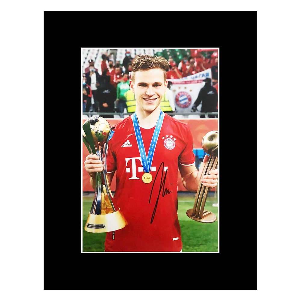 Signed Joshua Kimmich Photo Display - 16x12 Club World Cup Winner 2020