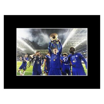 Signed Kai Havertz Photo Display - 16x12 Champions League Winner 2021 Icon