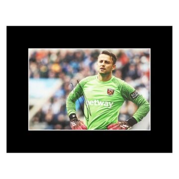 Signed Lukasz Fabianski Photo Display - 16x12 West Ham United Icon