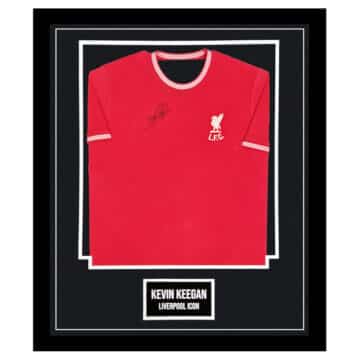 Signed Kevin Keegan Shirt Framed - Liverpool FC Icon Jersey