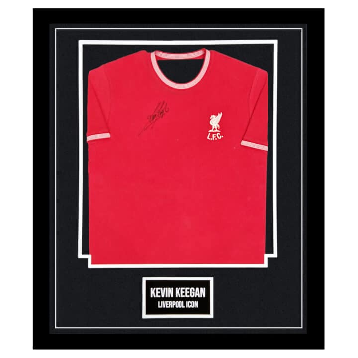 Signed Kevin Keegan Shirt Framed - Liverpool FC Icon Jersey