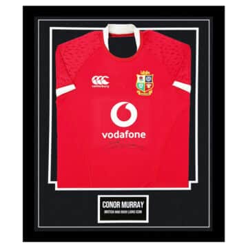 Signed Conor Murray Jersey Framed - British & Irish Lions Icon Shirt