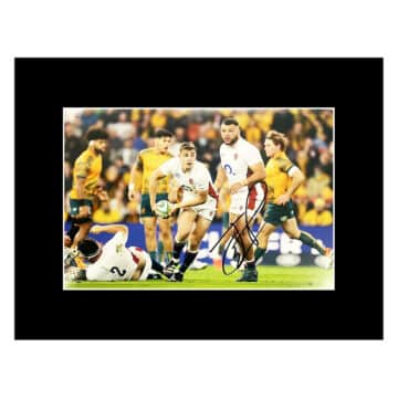 Signed Jack van Poortvliet Photo Display - 16x12 England Rugby Icon 1