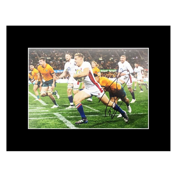 Signed Jack van Poortvliet Photo Display - 16x12 England Rugby Icon 2