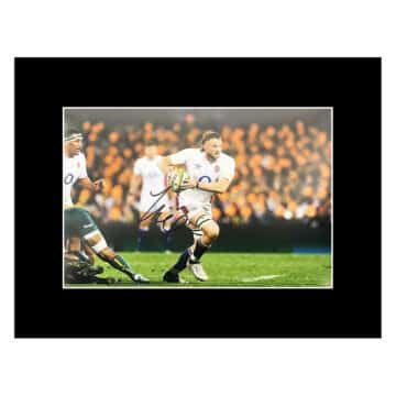 Signed Johnny Hill Photo Display - 16x12 England Rugby Icon 1