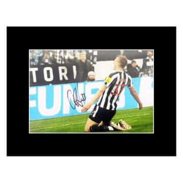 Signed Dan Burn Photo Display - 16x12 Newcastle United Icon 2