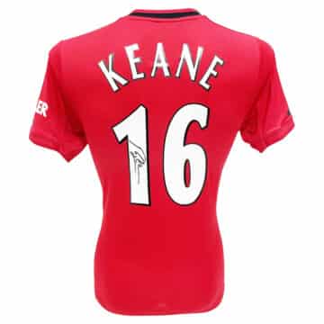 Signed Roy Keane Jersey - Manchester United Icon Shirt