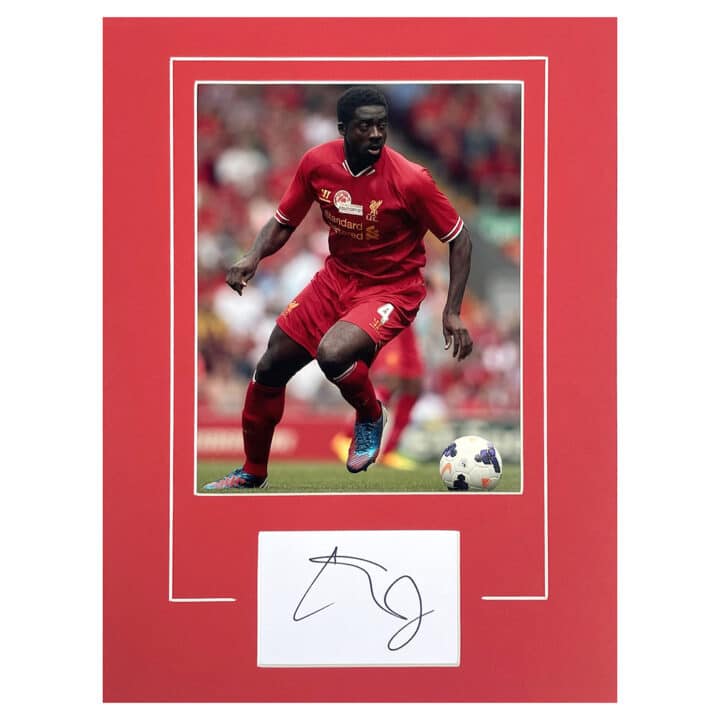 Signed Kolo Toure Photo Display - 16x12 Liverpool Icon