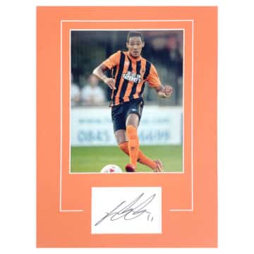 Signed Tom Ince Photo Display - 16x12 Hull City Icon