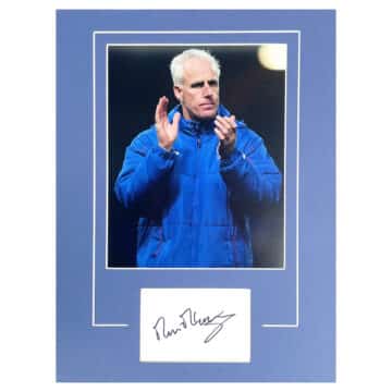 Signed Mick McCarthy Photo Display - 16x12 Ipswich Town Icon