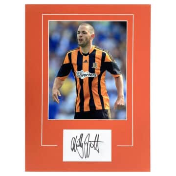 Signed Matty Fryatt Photo Display - 16x12 Hull City Icon