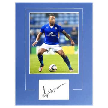 Signed Liam Moore Photo Display - 16x12 Leicester City Icon