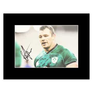 Signed Cian Healy Photo Display - 16x12 Ireland Rugby Icon