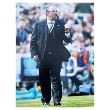 Signed Rafael Benitez Poster Photo - Newcastle United Icon