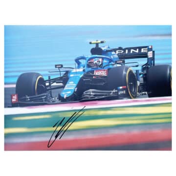 Signed Esteban Ocon Poster Photo - Formula 1 Icon Autograph