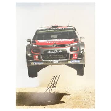 Signed Andreas Mikkelsen Poster Photo - Rally Car Racing Icon