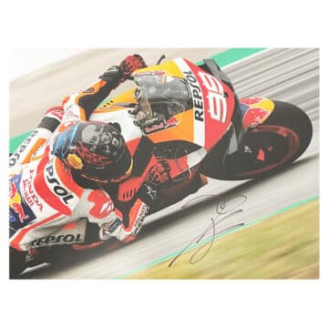 Signed Jorge Lorenzo Poster Photo - Moto GP Icon Autograph