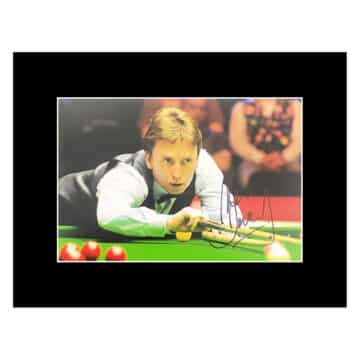 Signed Ken Doherty Photo Display - 16x12 Snooker World Champion