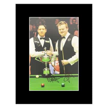 Signed Stevens & Murphy Photo Display - 16x12 Snooker Icon Autograph